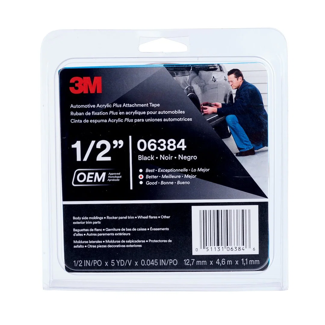 06384 – 3M Multi Purpose Tape, Double Sided Tape Roll 1/2 Inch X 15 Foot Gray